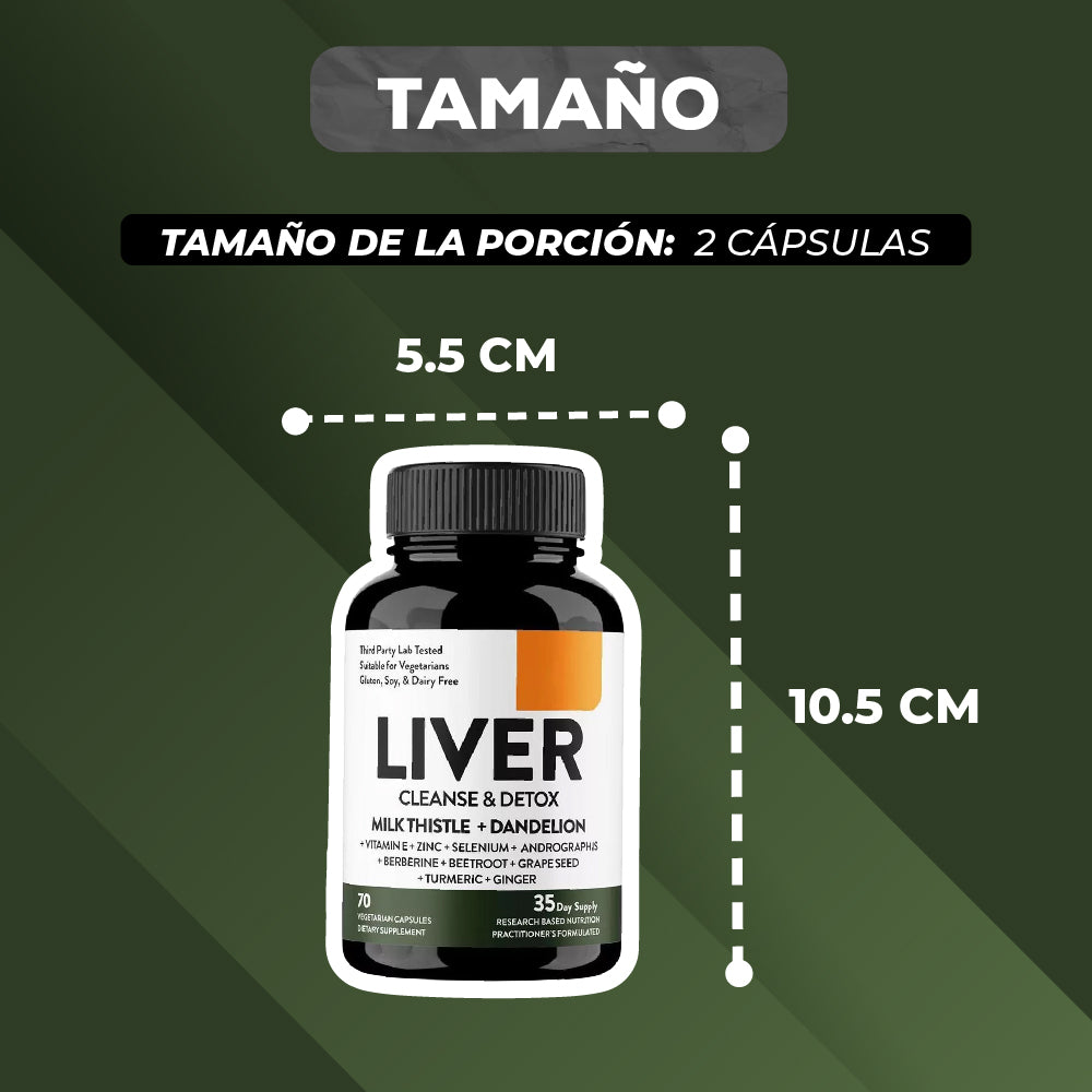 LIVER CLEANSE & DETOX -Limpieza Natural para Desintoxicar y Proteger el Hígado