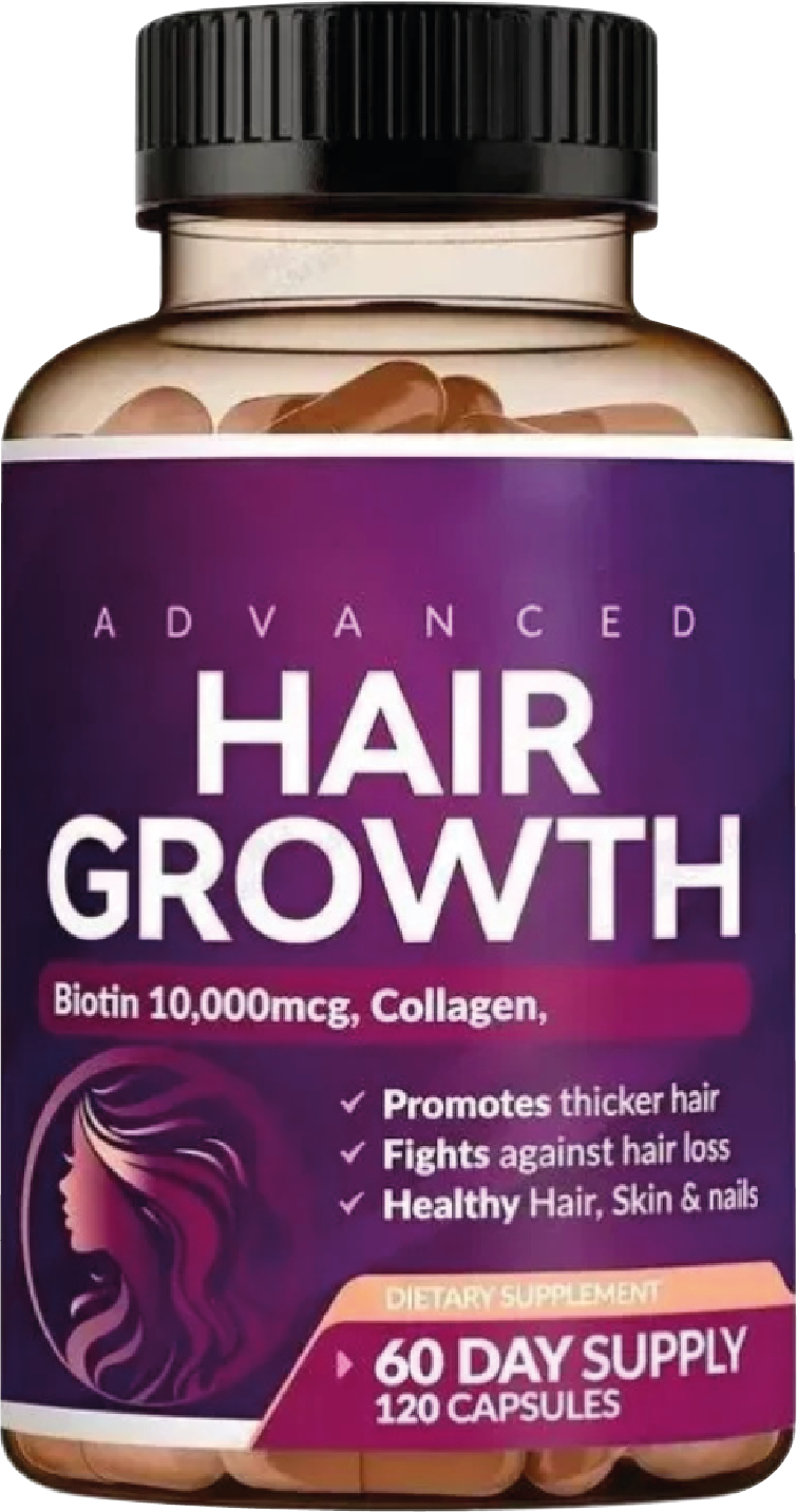 HAIR GROWTH ADVANCED Vitaminas para el crecimiento del cabello para mujeres