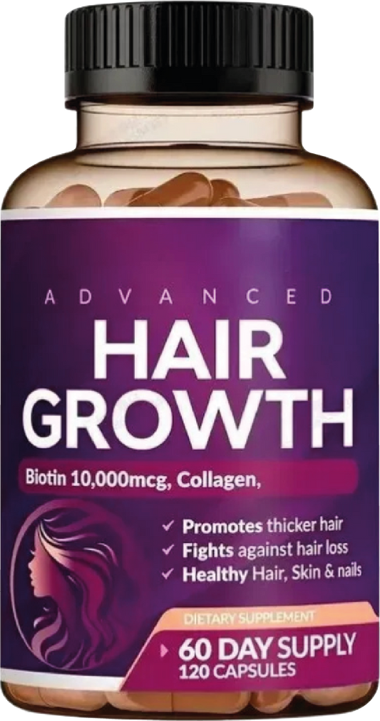 HAIR GROWTH ADVANCED Vitaminas para el crecimiento del cabello para mujeres